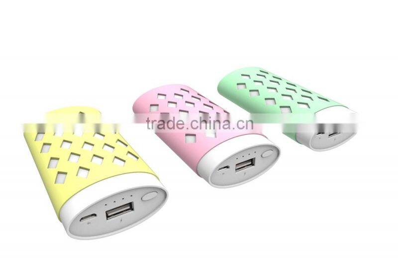 High Quality 5200 mah With LED Flashlight Portable Power Bank