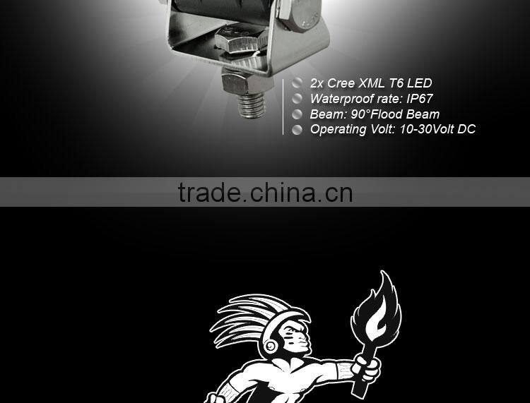 GoldRunhui RH-L0458 New Designed High Power 10~30V Auto Waterproof 12V 20W LED Work Lamp