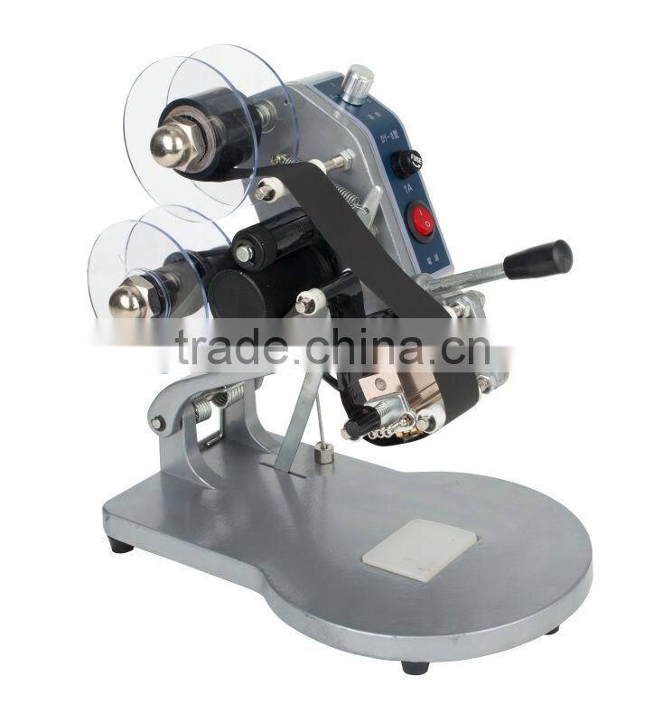 DY-8 portable manual hot color ribbon date coding machine