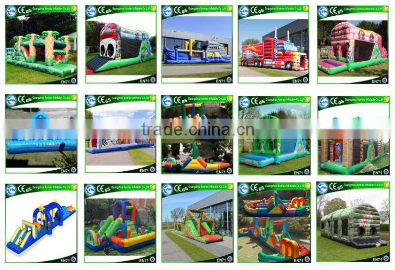 Cheap outdoor obstacle course equipment inflatable obstacle course