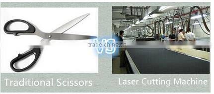 Auto Feeding Fabric Selvage Laser Cutting Machine PVC / Woven Laser Machine for Garment CE price/ textile/fabric/leather cutting