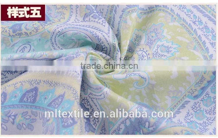 Colorful cotton wax print fabric printed for home textile fabric