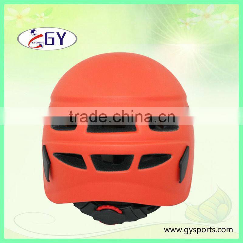 2015 Hot one colorful comfortable Climbing helmets with PC outer shell impact-resistant EPS double-sided velvet Adjustable bla