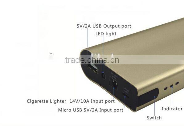 manufacturer 6000mAh portable battery power bank, mobile power bank 6000mah