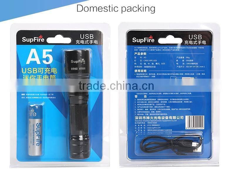 Cheap promotion USB LED flashlight A5