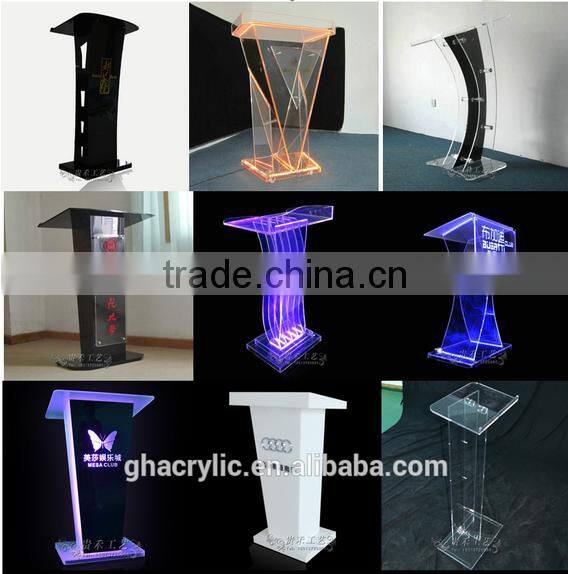 Customized clear acrylic magnetic photo frame, lucite free standing photo frame