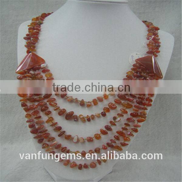 Girl or Women Necklace Rose Quartz Necklace for Wholesale
