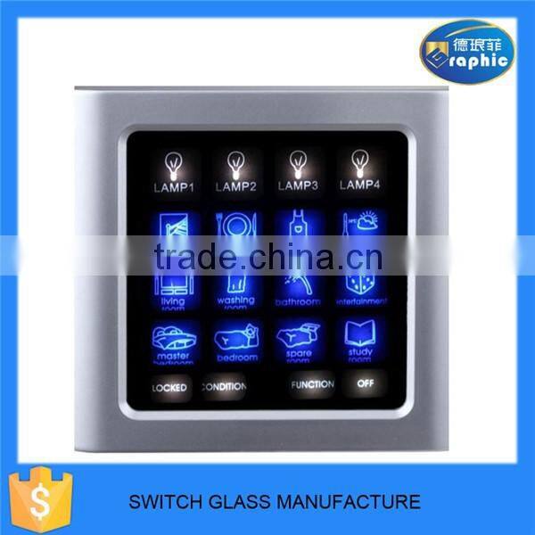 86*86mm stained art fused glass switch plates for sale