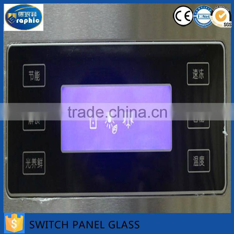 2016 CNC custom clear Glass for Panels used for electronic product
