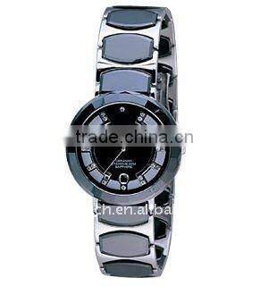 fashion high quality ceramic watch quartz movement watch popular ceramic watch