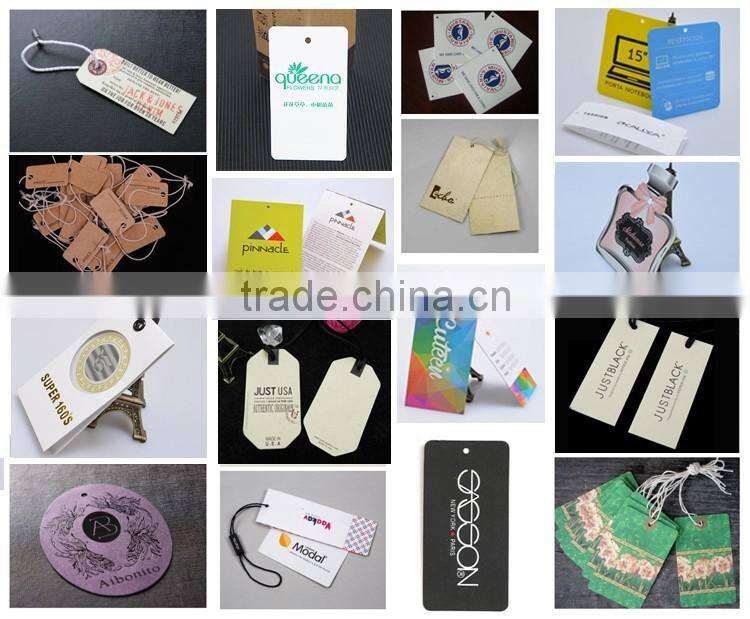 small paper jewelry hang tag for price lable printing