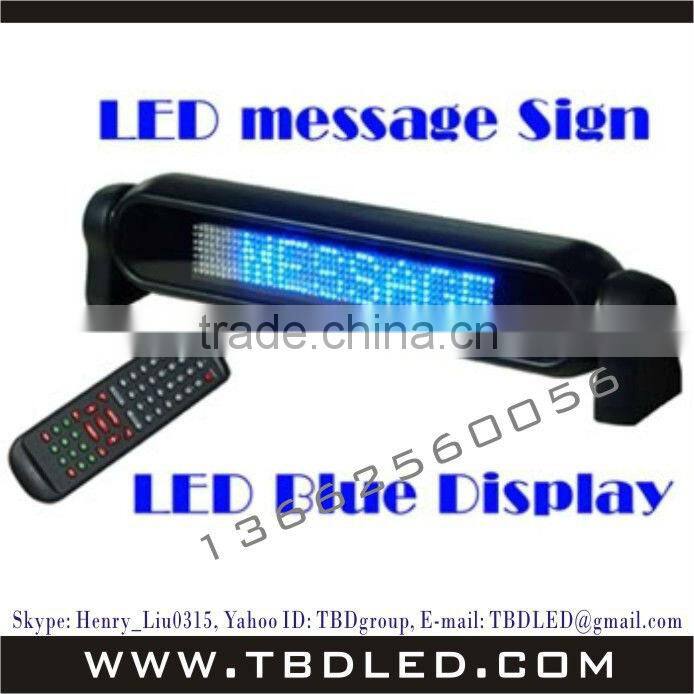 A750 led car message sign board with remote