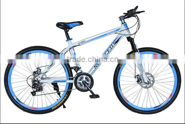 26 inches gear road bike cross-country road vehicle carbon steel double disc brake