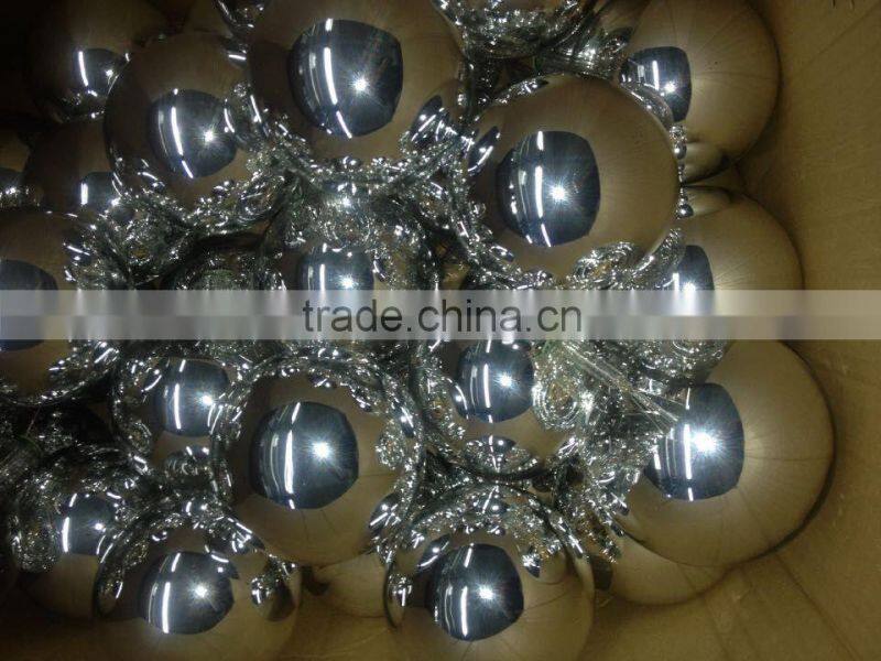G125 led Filament bulb globe light half silvery chrome/mirror reflector 4watt 6w 8w e26/e27 b22 120v 230v