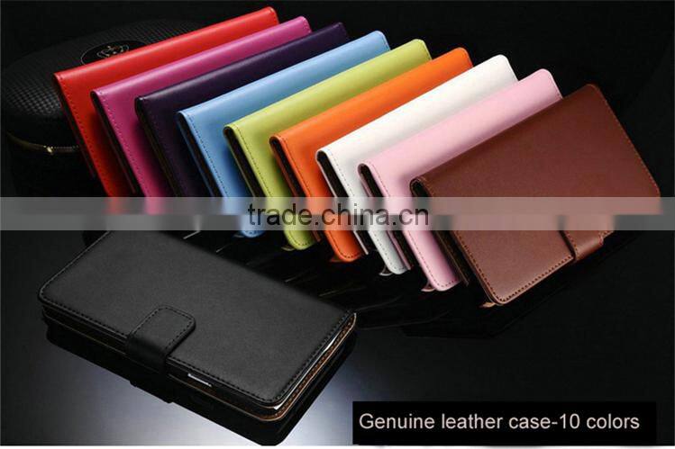 Hot sale genuine leather for Le Max Pro flip cover case