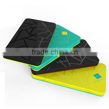 Super slim li-polymer battery power bank 4000mah