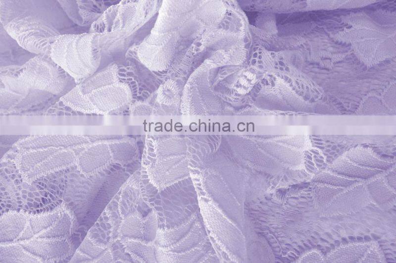 Polyester Mesh Lace Spandex Fabric Design for Dress DSN460