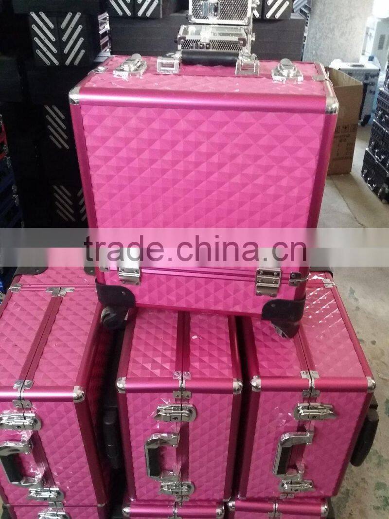 360 degree trolley vanity beauty case