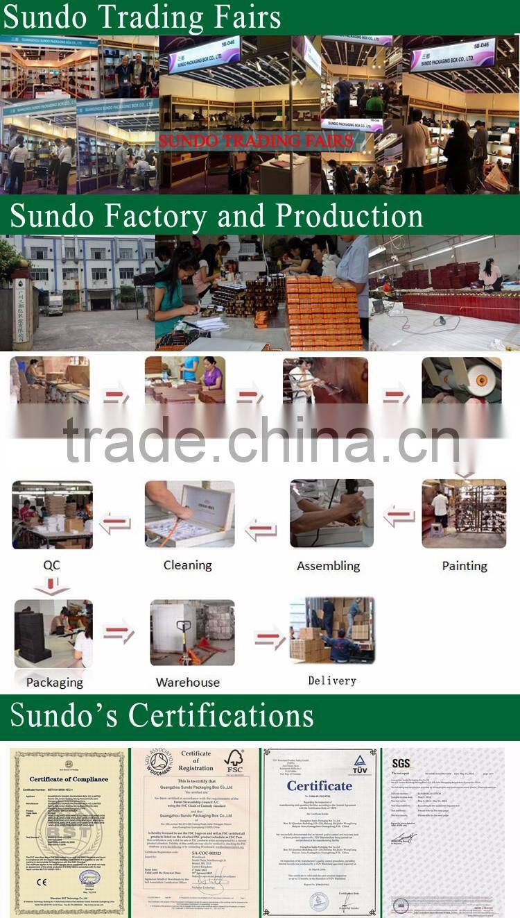 wholesale pretty wooden packaging cases