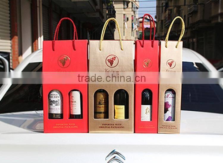 Custom rectangle elegant wine packaging gift box for gift packaging