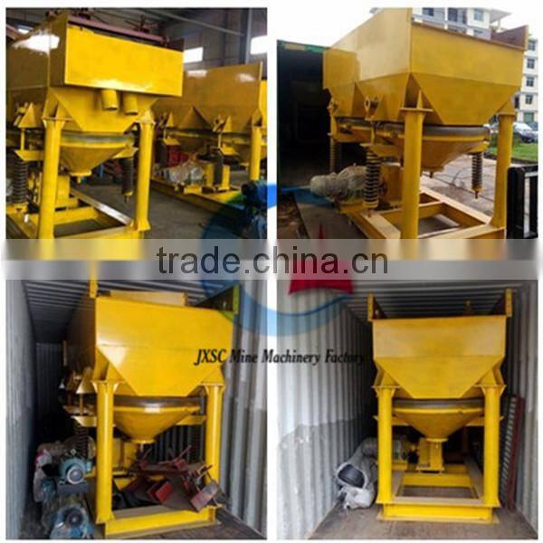 gold jig machine for alluvial gold concentration
