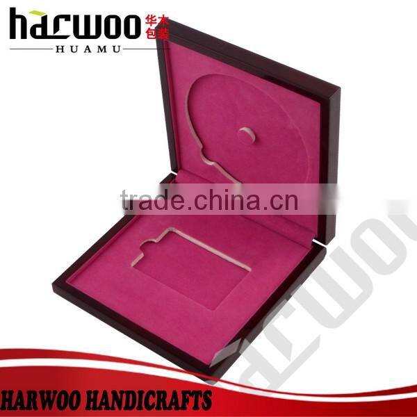 High-end wooden CD/DVD/USB box for sales