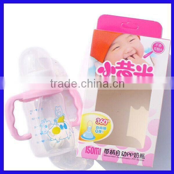 FDA approved OEM silicone nipple milk bottle for baby