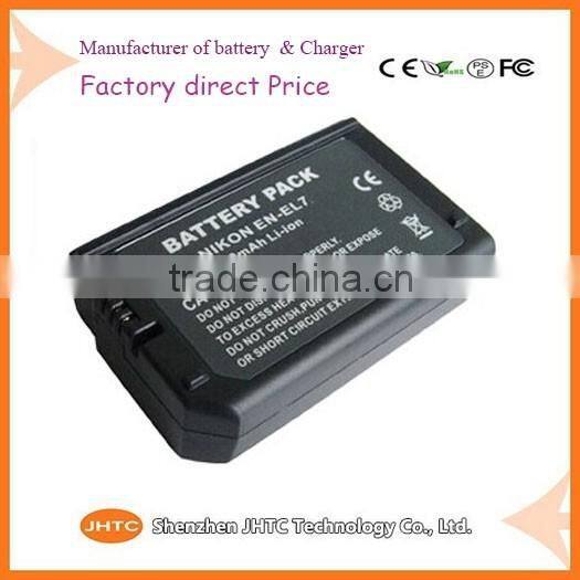 100% New Best Price Digital Camera Battery for NIKON EN-EL7