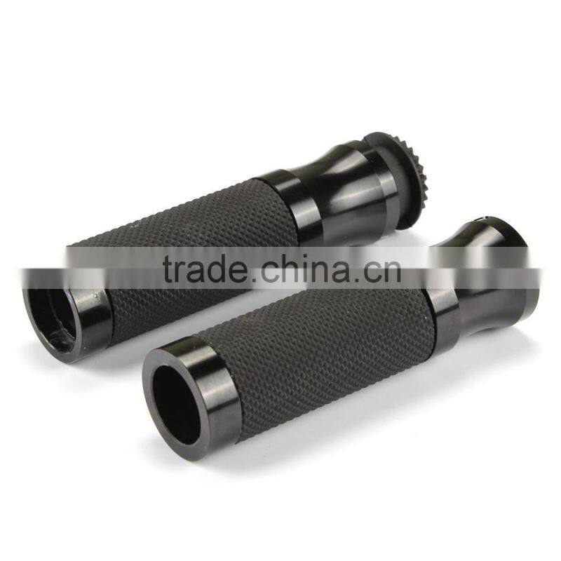 Soto Racing - 22mm Universal Motorcycle CNC Handle bar / Handlebar Grips leather and aluminum Material