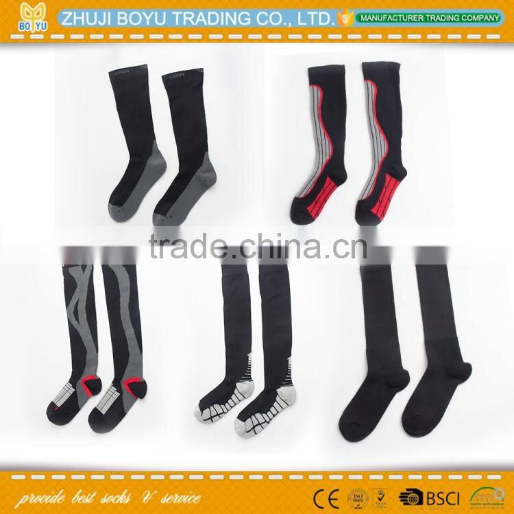 BY-160504 2016 new style sports pressure socks Professional outdoor sports training socks customized socks