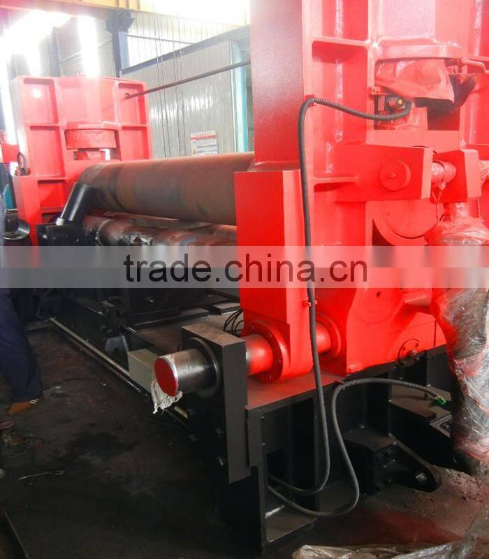 W11S High Precision Hydraulic Steel Plate Bending Roll Machine 3 roller rolling machine