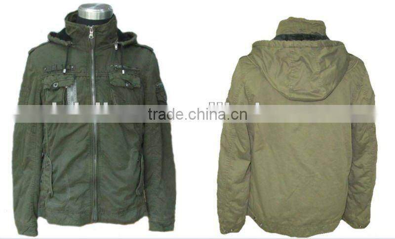 latest washed cotton jacket for men