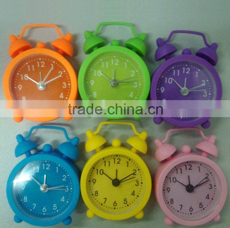 Retro Design Round silicone children alarm clock