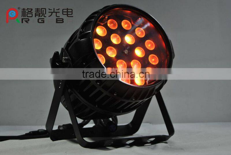 High Power LED 18x10w 4IN1 RGBW high lumen led par Zoom