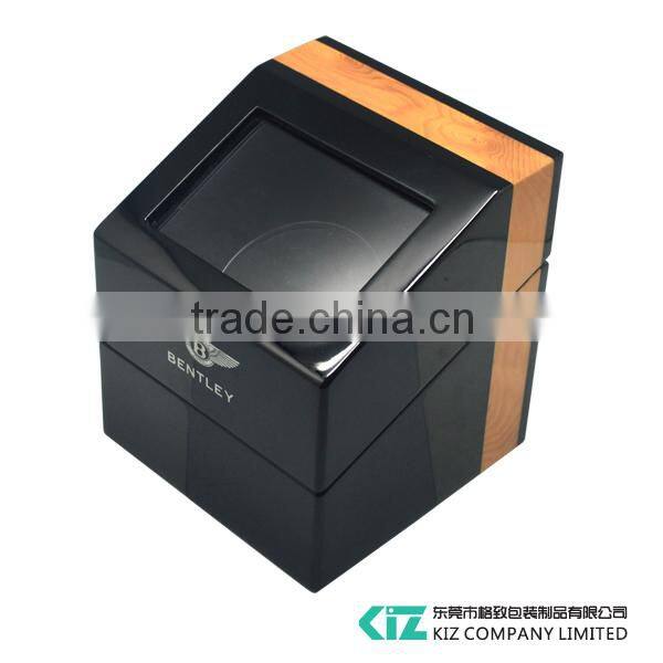 Deluxe Automatic Wooden Watch Winder with Acrylic Window