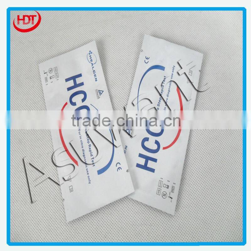Pregnancy testing packaging three side sealed aluminium Foil bags