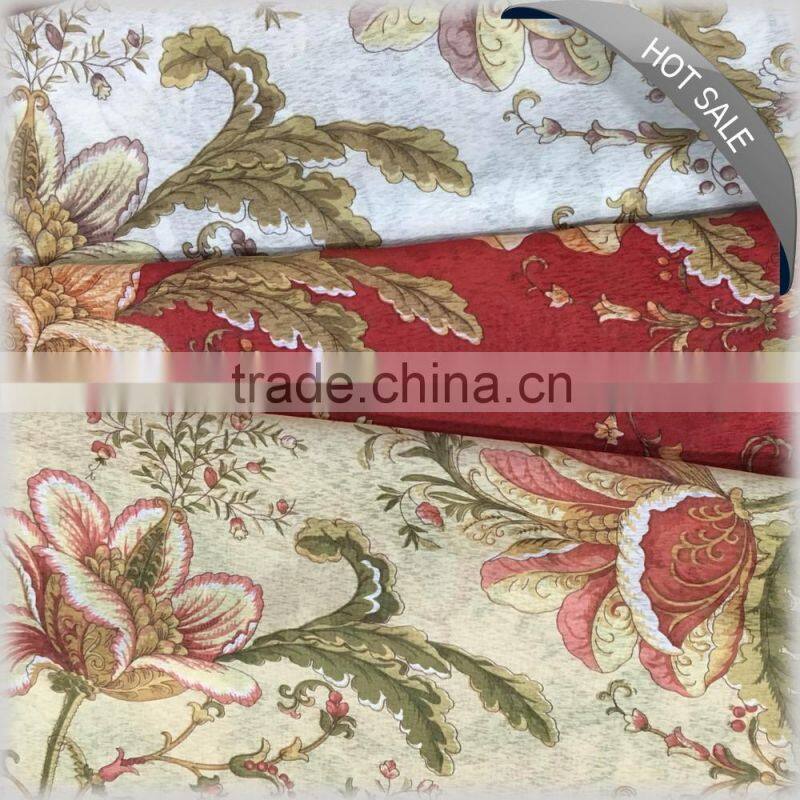 2016 New arrival Top quality printing fabric printed Elegant window curtains