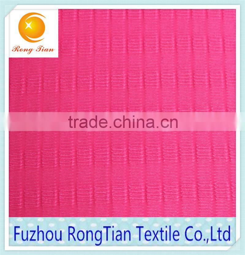 Hot-selling 50D nylon spandex shinny colorful jacquard costume mesh fabric