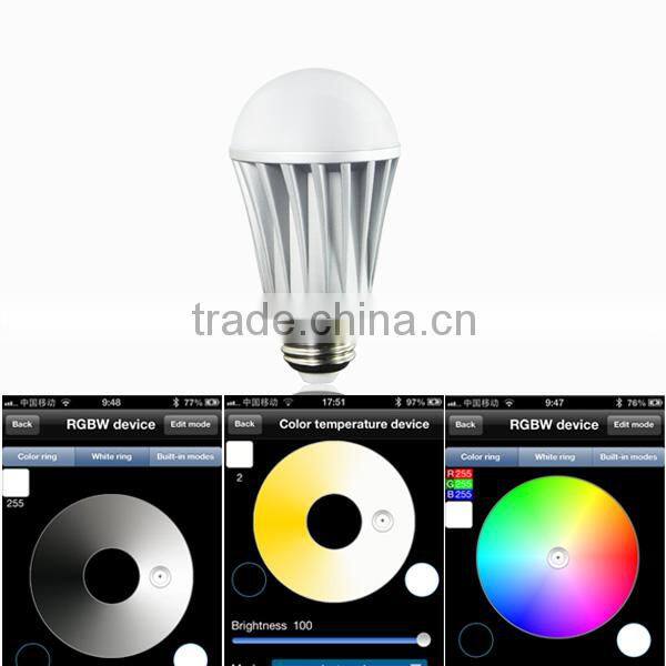 E27 Music Alarm Group Smart LED Light Bulb Lamp RGB APP Remote Multi-Color