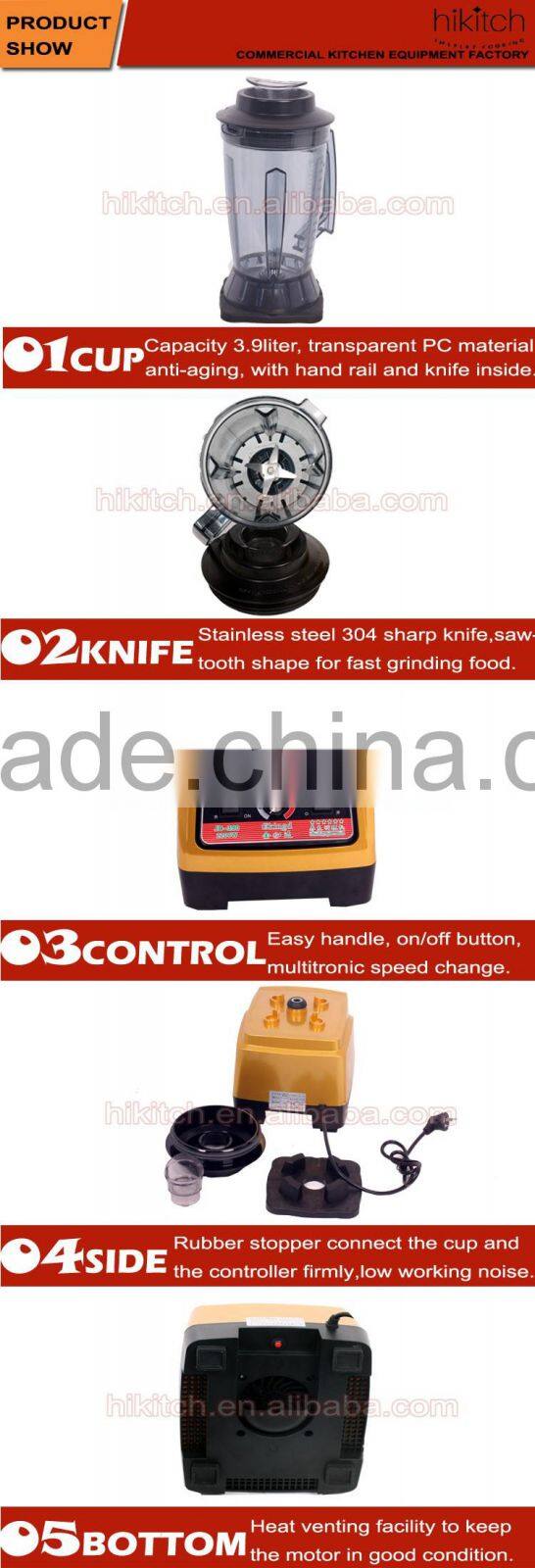 Commercial electric heavy duty 3.9 liter Ice /fruit /soybean milk blender