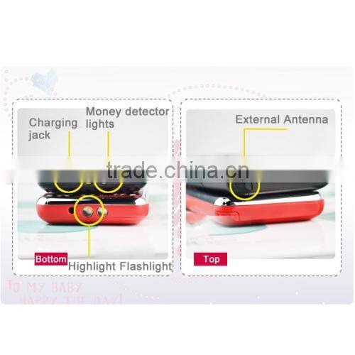 Elders Mobile Phone, Support FM Radio, LED Flashlight & Cash Check Lamp, SOS, Vibrate Function, GSM Network