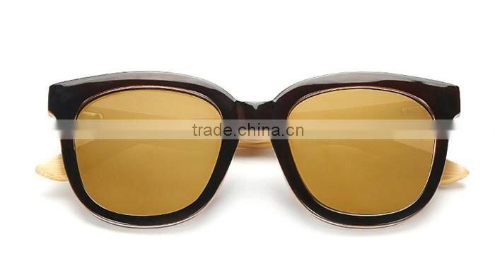 Wooden temple sunglasses cheap plastic frame Wooden glasses dark lens sunglasses