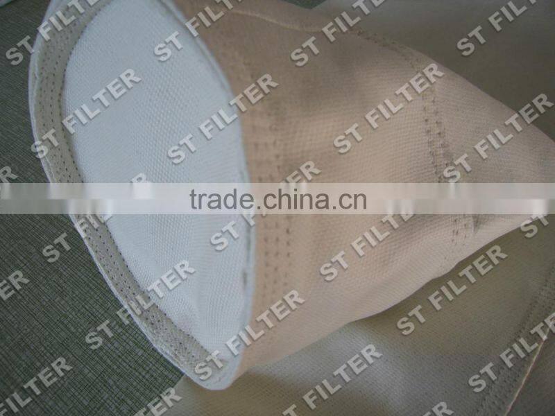 anti corrosion industrial filter bag for nonferrous metallurgy, fiberglass e ptfe membrane filter bag
