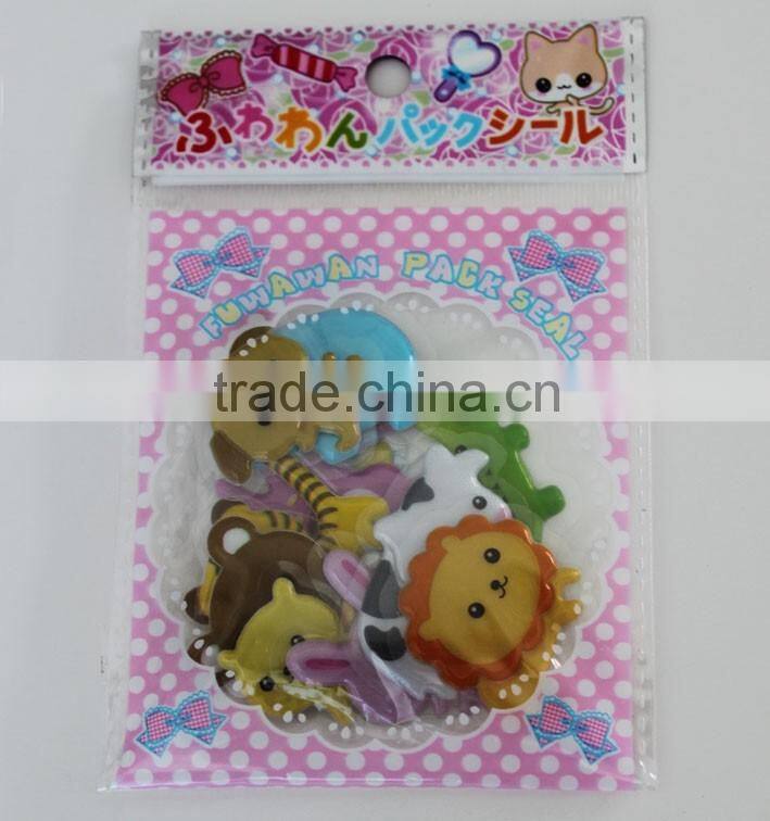 2015loving heart shape home decoration puffy sticker,hot sale 3d foam sticker
