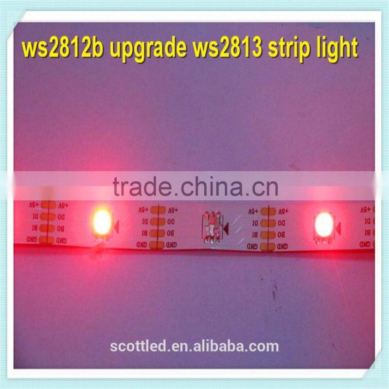 ws2812b upgrade ws2813 led strip light with 30leds/m damaged 1pcs led don't effect all led working on same time New Items