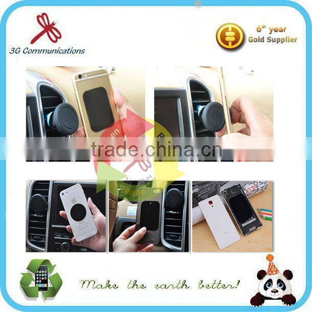 Hot selling new Magnetic Car Air Vent Phone Holder for phone universal and portable 360 defree air vent smartphone mount holder