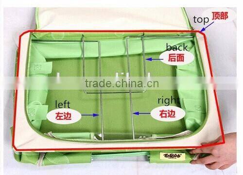 Good quality large capacity storage bag with four steel support