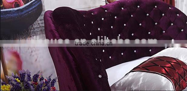 High quality king size crystal round bed on sale R3