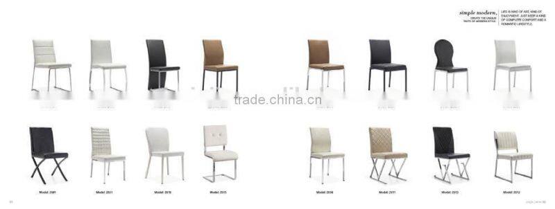 Z652-1 Modern Black Leather Dining Chair