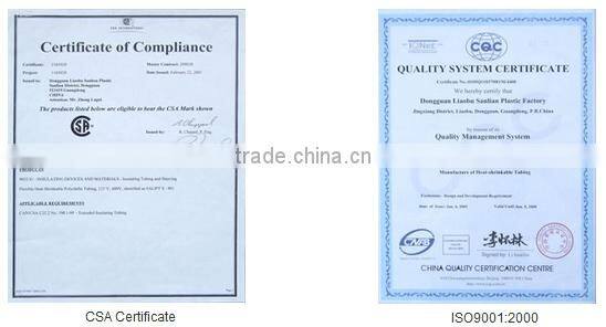 adhesive lined heat shrinkable cable breakout termination for Suitable for termination kits for PVC, XLPE, and PILE Cable